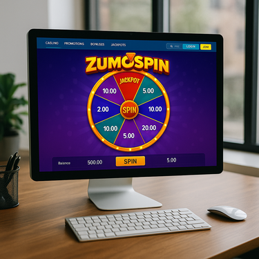 ZumoSpin Desktop Design - Australian Casino Platform